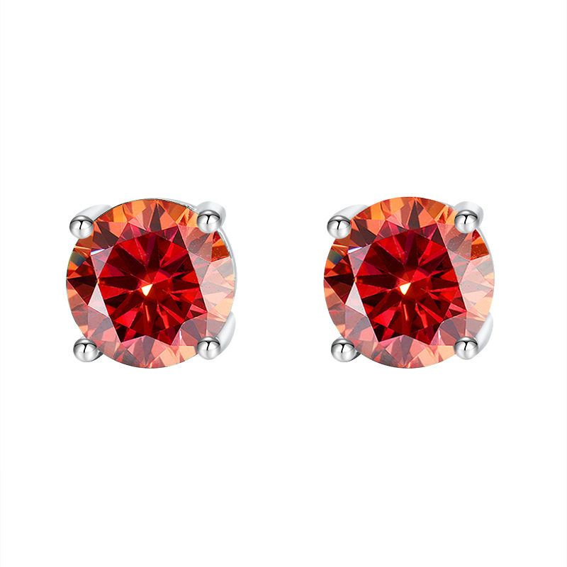 오렌지 모이사나이트 (GRA 인증서 + 블랙 카드 + 허리 코드 + 실버 연마 천)