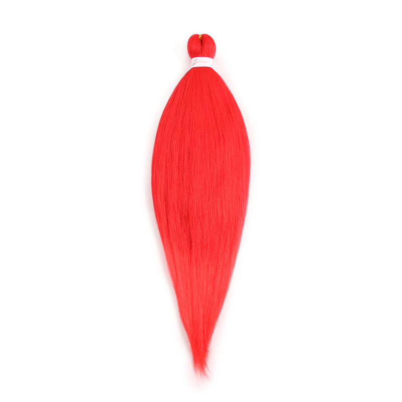 EZ Trenza PVC ignífugo a baja temperatura fibra multicolor flojo gran ganchillo de trenza fábrica de cabello recto un cabello