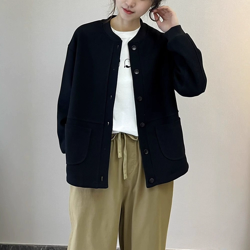 Baseball uniform, spring jacket, solid sweatshirt, Korean style, oversize