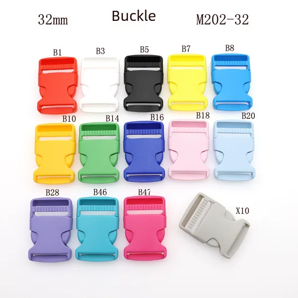 32mm plastic buckle luggage accessories buckle plastic buckle plastic backpack buckle buckle color 18 colors