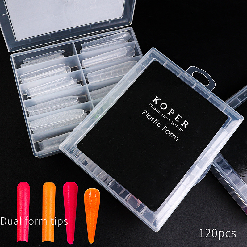 Transfronterizo manicuría cristal uña molde con escala uña molde extensión de uña serpiente uña molde DIY uña fototerapia