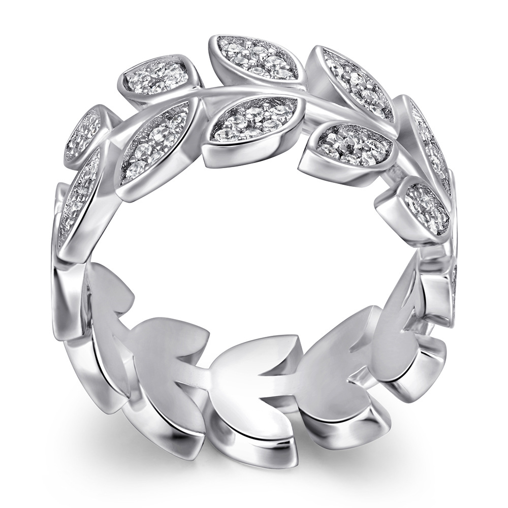 925 Sterling Silver Material Geometric Pattern 925 Sterling Silver Zircon Geometric Rings 925 Sterling Silver Rings