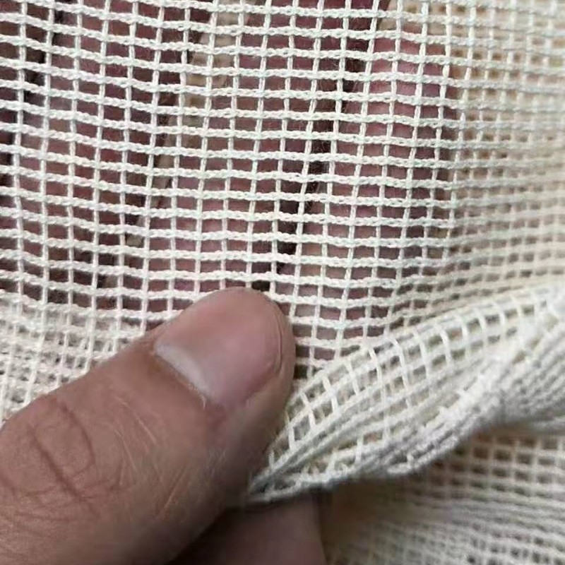 全棉网布方格网布用于购物袋服装绣花厂家直销现货供应