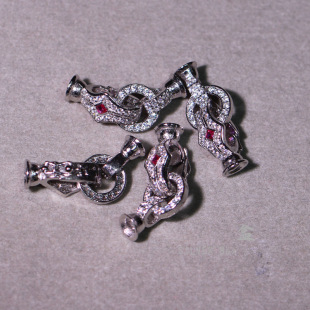 S925�y�ŷ��y �׽�ɫ�r�п����p�����^ DIY��� �� ���