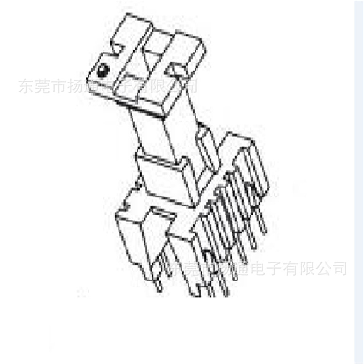 EEL16变压器单骨架Bobbin电木滤波器立式4+6 YTG-1609