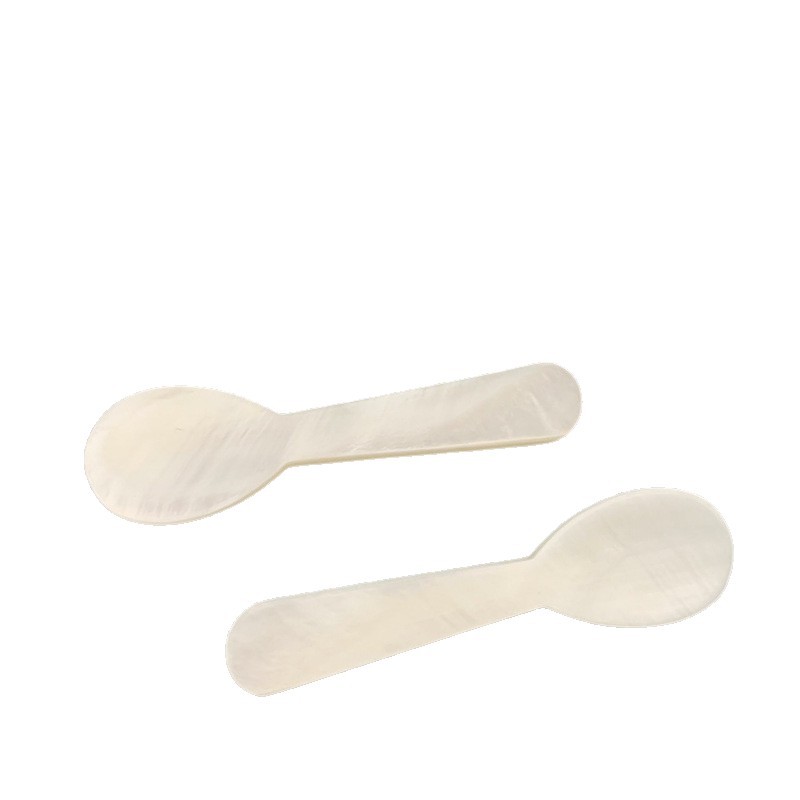 Natural Caviar Spoon For Coffee And Dessert Luxury Shell Spoon_voghion.com