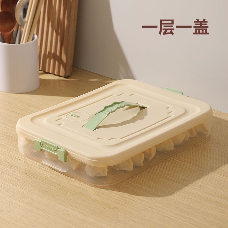 Caja de Almacenamiento para Albóndigas de Polipropileno Hermética para Refrigerador
