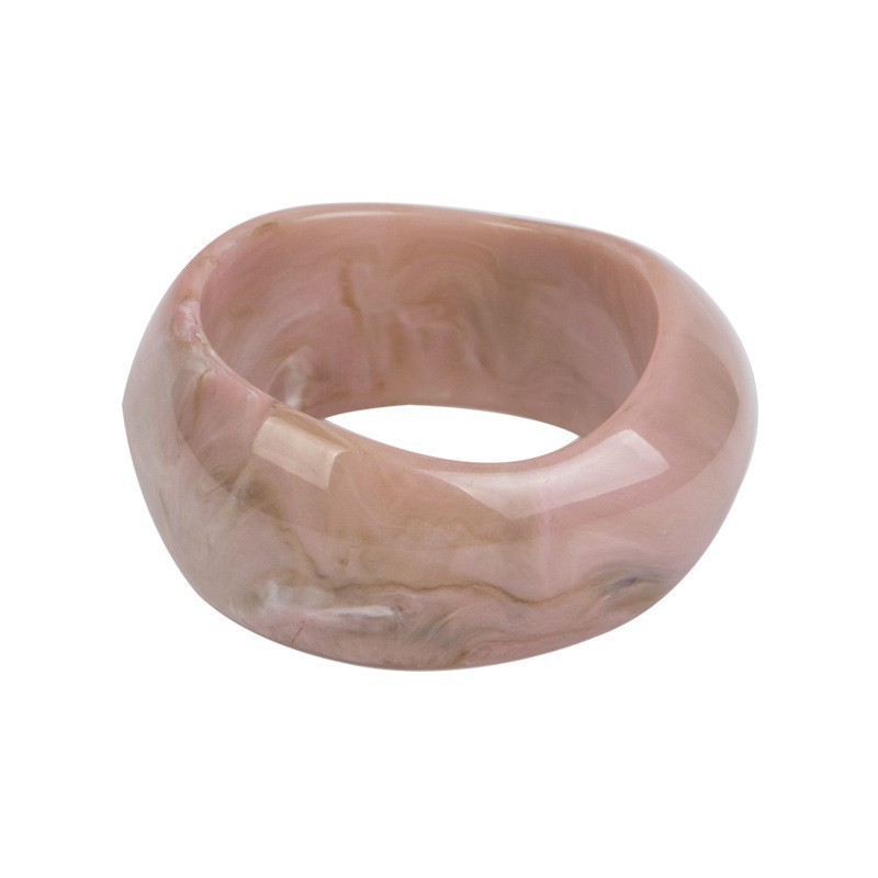 レトロハイエンド中古ブレスレット酢酸ニッチ不規則アクリルワイドブレスレット女性ニッチデザイン|undefined