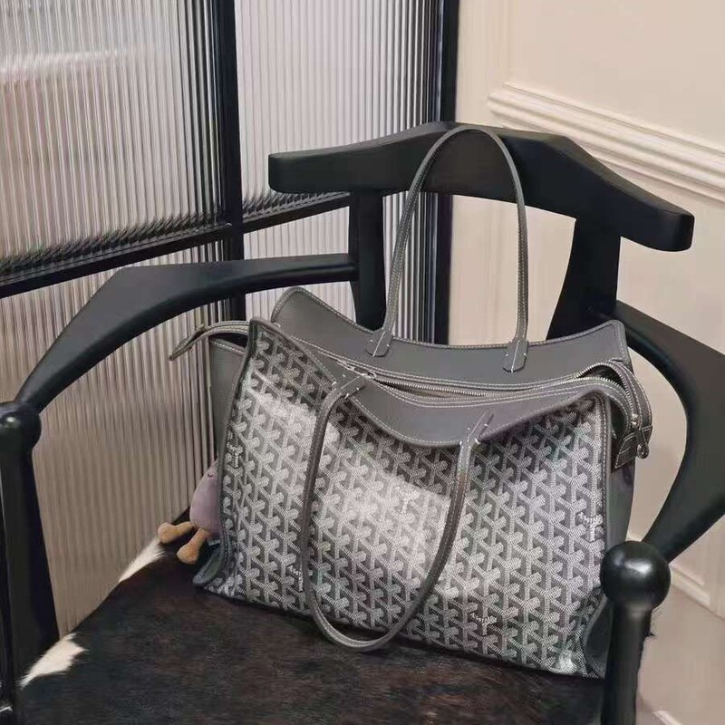 New Hardygoyard Goya Tote Bag with Dog-Tooth Pattern, Large Capacity, Mother-Child Bag, Single Shoulder Underarm Commuter Gym Bag