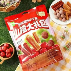 Jinye サンザシ ギフトパック サンザシボール サンザシストリップ サンザシロール フルーツピール酸っぱい甘い砂糖漬け子供用スナック 319g