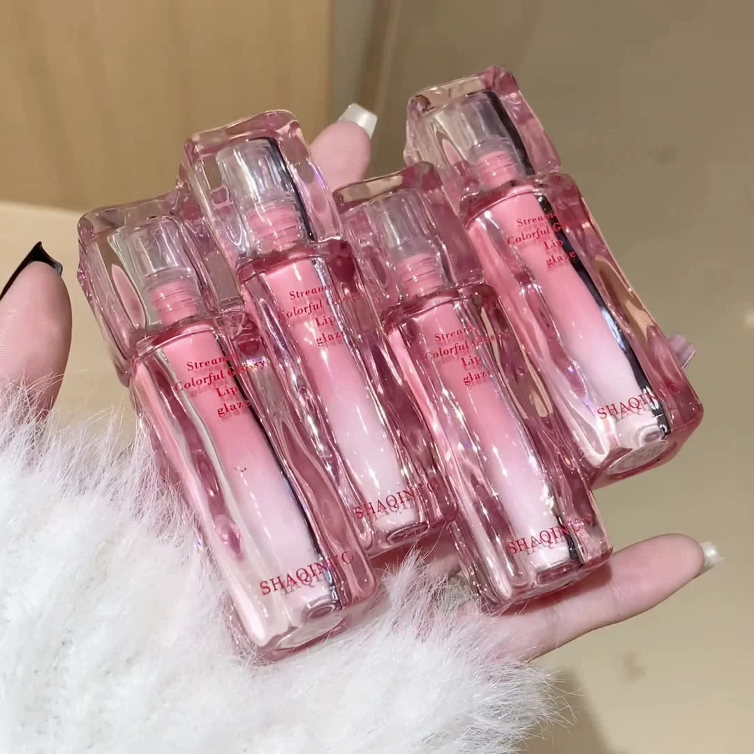 Makeup primer, glass lip gloss, lip balm, intense hydration, mirror effect
