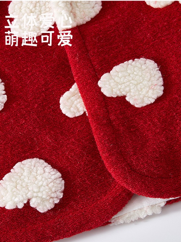 Chaleco de bebé Otoño e Invierno engrosado chaleco infantil bebé cálido chaleco exterior desgaste chaleco tridimensional ropa de año de amor