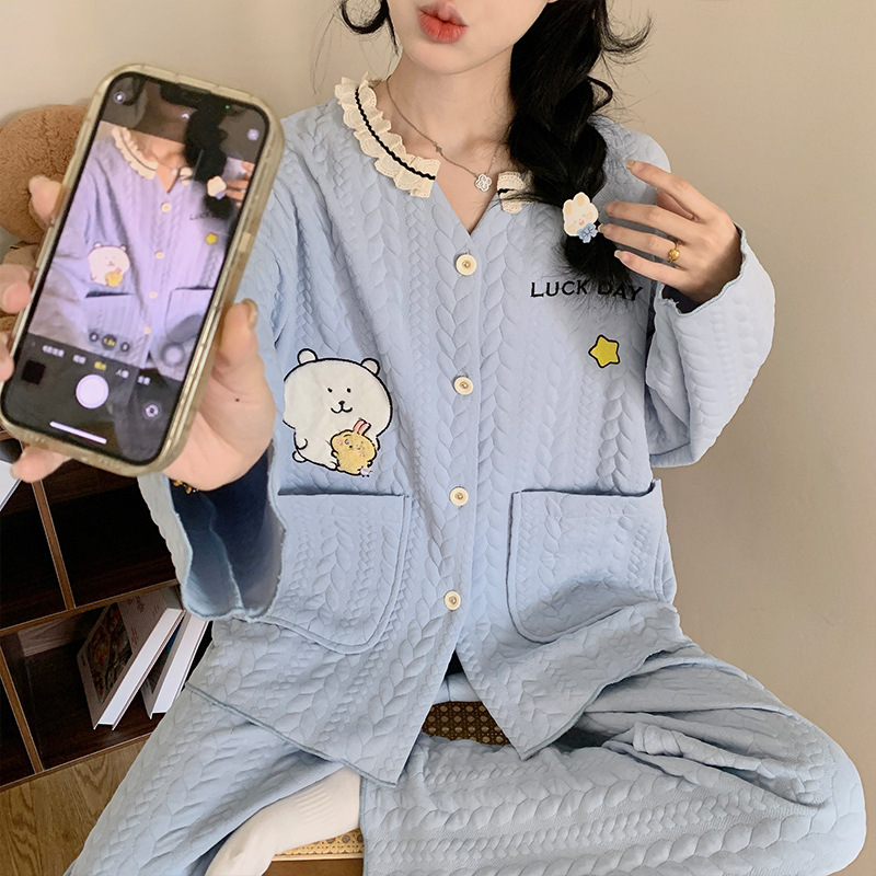 かわいいクレヨンしんちゃん空気綿のパジャマ