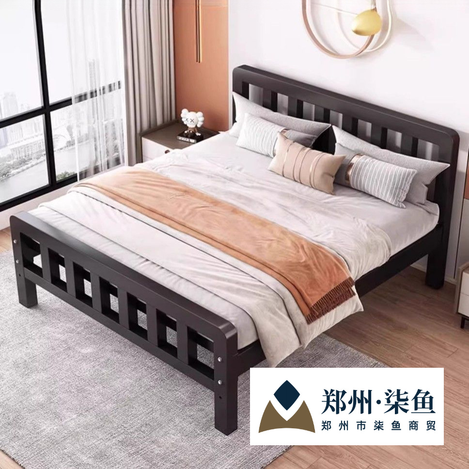 Iron Frame Bed for Rent, Extra Thickened Iron Bed, Assembled Wrought Iron Bed, Thickened Iron Bed, Bedroom Light Luxury Panel Bed