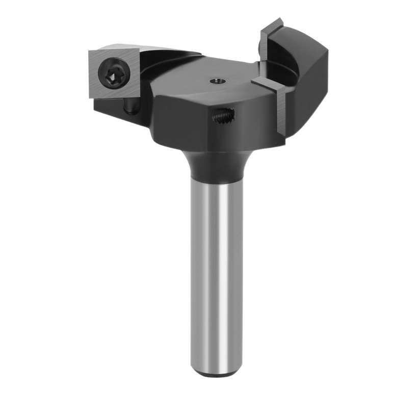 1/2 mango de tres cuchillas T-cuchillo ranura cuchillo ranurado cuchillo carpintería fresadora ranurado cortador de fresado cortador T-tipo Tenon cortador de la carpintería Gong fresadora