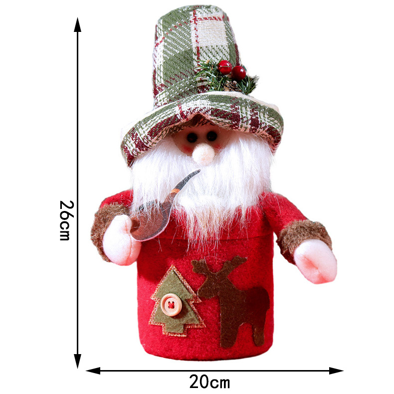 Navidad transfronteriza lata de regalo de alta calidad Papá Noel muñeco de nieve lata de dulces Nochebuena caja de manzana caja de dulces de Navidad