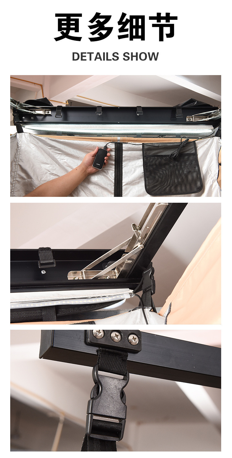 Shower Tent Factory Single-Person Foldable Car-Mounted Thickened Waterproof Mobile Changing Room Outdoor Bathing Tent