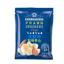 馋小智260g原味海苔蒜香味大虾片袋装膨化虾片追剧解馋零食大礼包