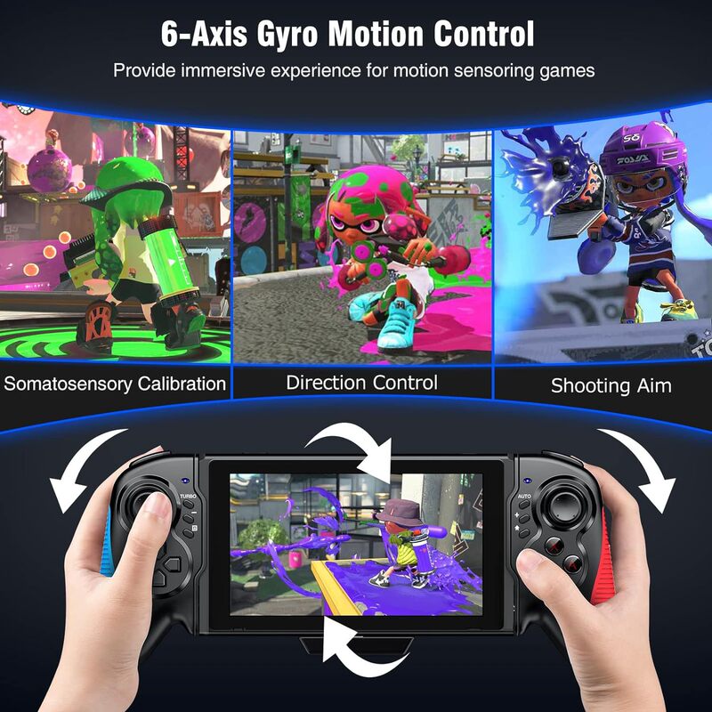 Switchゲームハンドルストレートハンドル6軸体感連発機能付き|undefined