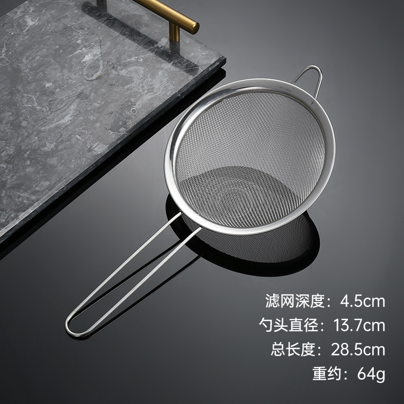 Colador de cocina del hogar colador grande de acero inoxidable para fideos