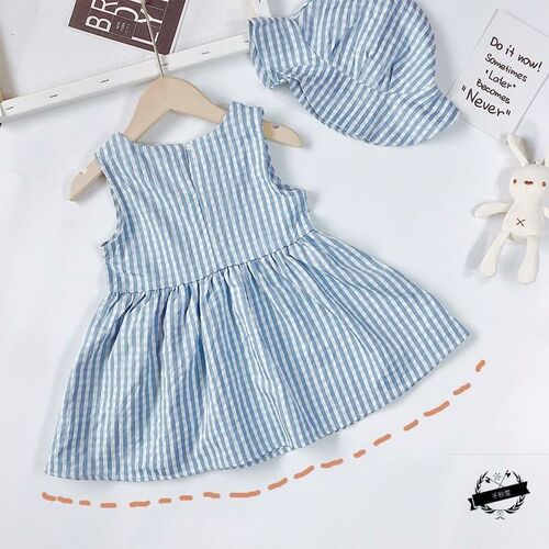 Striped dress summer 2025 children's, men and women's, baby shirt and pants suit, Western-style fashionable brother and sister dress