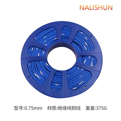 Repair kit line pure copper wire core - gb-wire-075-square-meters-40-m-blue