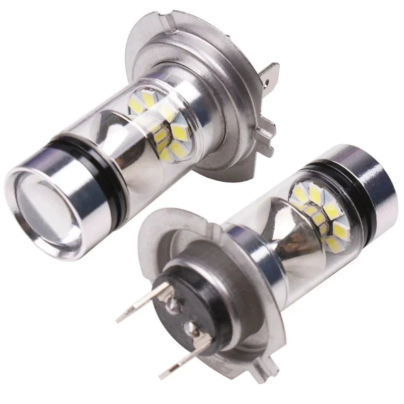 Кросс‑бордер автомобильные LED фары H4 100W 20LED противотуманные Фары 3030 9005 H 16 H7 H1 головные фары