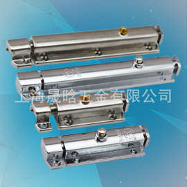 明装不锈钢自弹插销门扣门拴扣自动弹簧家用卫生间木门房门内插销