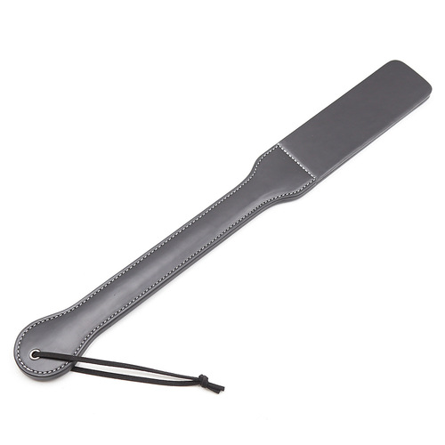 sm成人情趣性用品黑色双层皮革长拍子男女调教性爱拍打皮拍批发