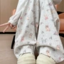 华棉山本春秋新款阔腿裤