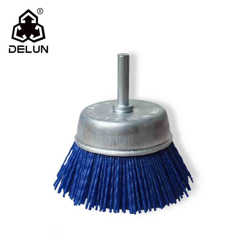 跨境热销尼龙丝刷磨料丝刷带柄塑料丝刷圆柄 /六角柄杆碗磨料丝轮