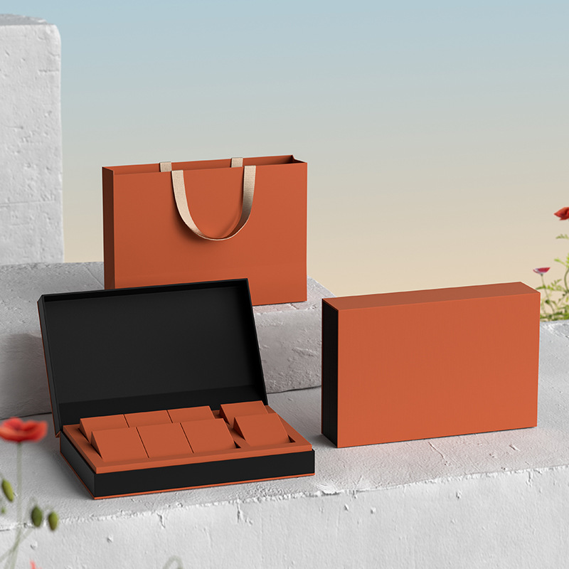 通宇福鼎白茶普洱茶红茶饼干茶摆泡空盒茶叶盒40泡方片茶包装礼盒