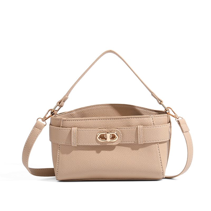 Kelly bolsa para mujeres 2023 nueva textura de alto grado nicho retro hebilla de metal bolso de hombro de cercanías todo-fósforo bolsa de mensajero