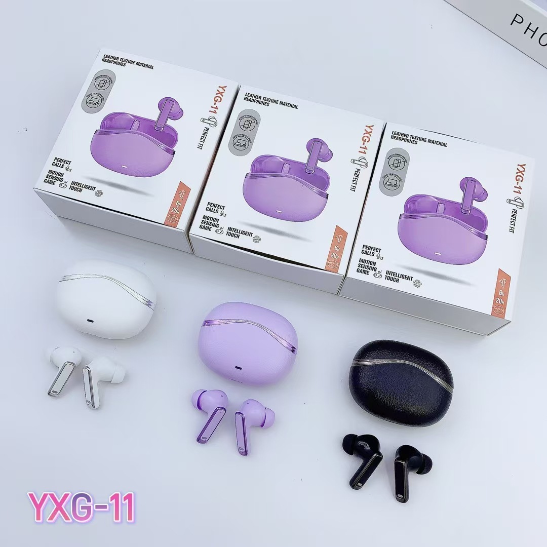 Nuevos auriculares Bluetooth inalámbricos transfronterizos de YXG-11, reducción de ruido deportivo para juegos, duración de la batería de larga duración en auriculares, alta calidad de sonido