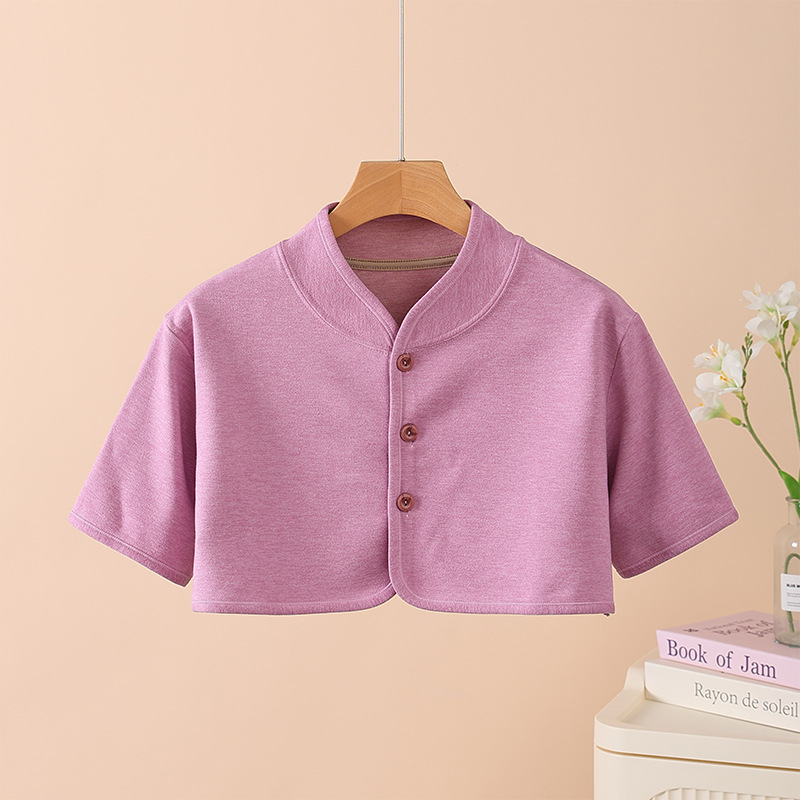 Autumn and winter postpartum shoulder protector, warm wool neck protector for sleeping, prevents catching a cold and protects from the cold, comfortable and versatile vest for middle-aged and elderly people at home
