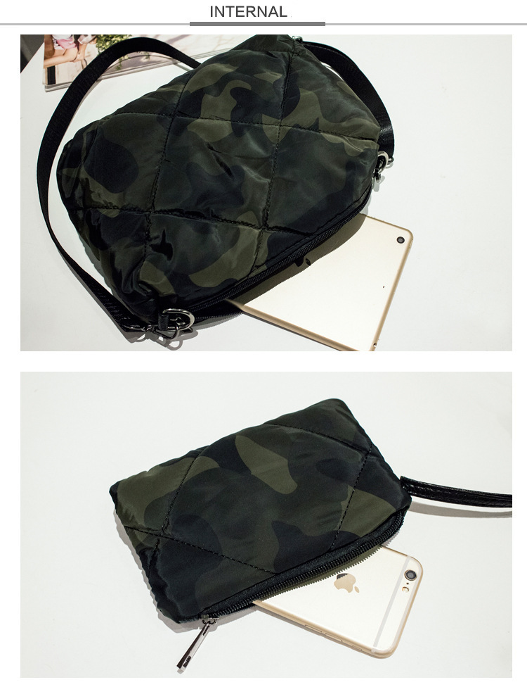 2024 New Fashion Korean Edition Space Cotton Women's Nylon Fabric Ultra Light Crossbody One Shoulder Tote Mother and_voghion.com