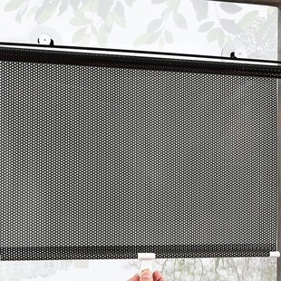 Window Sunshade Artifact, Heat Insulation, Punch-Free Suction Cup, Retractable Sunshade, Household Curtain, Sun Protection, Kitchen Blackout Roller Blind