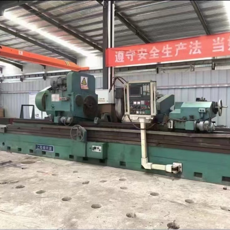 出售二手上海MKC1380x5米数控外圆磨磨削直径800中心高:430