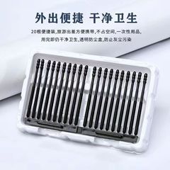 Self-adhesive ear cleaning stick, convenient travel ear cleaner, spiral one-time use ear cleaning tool for adults, adhesive ear pick