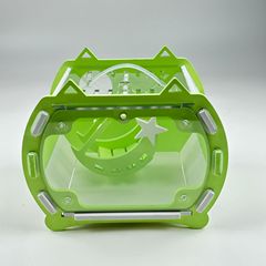 UFO倉鼠外帶籠子手提籠透明迷你豪華別墅套餐倉鼠用品金絲熊玩具