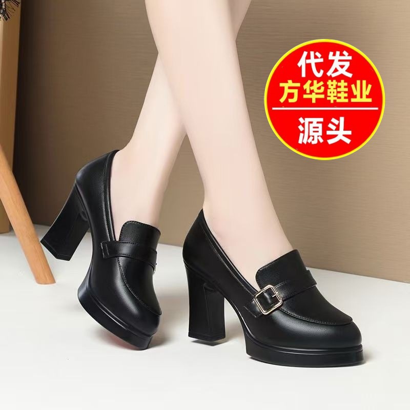2026 primavera y verano super suave y profundo zapatos impermeables cheongsam zapatos de moda de color sólido zapatos de mujer de tacón alto