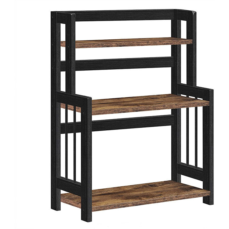 Estilo nórdico estante de almacenamiento de escritorio de madera baño artículos de tocador estante de almacenamiento de toallas escritorio del estudiante multi-capa pequeña estantería