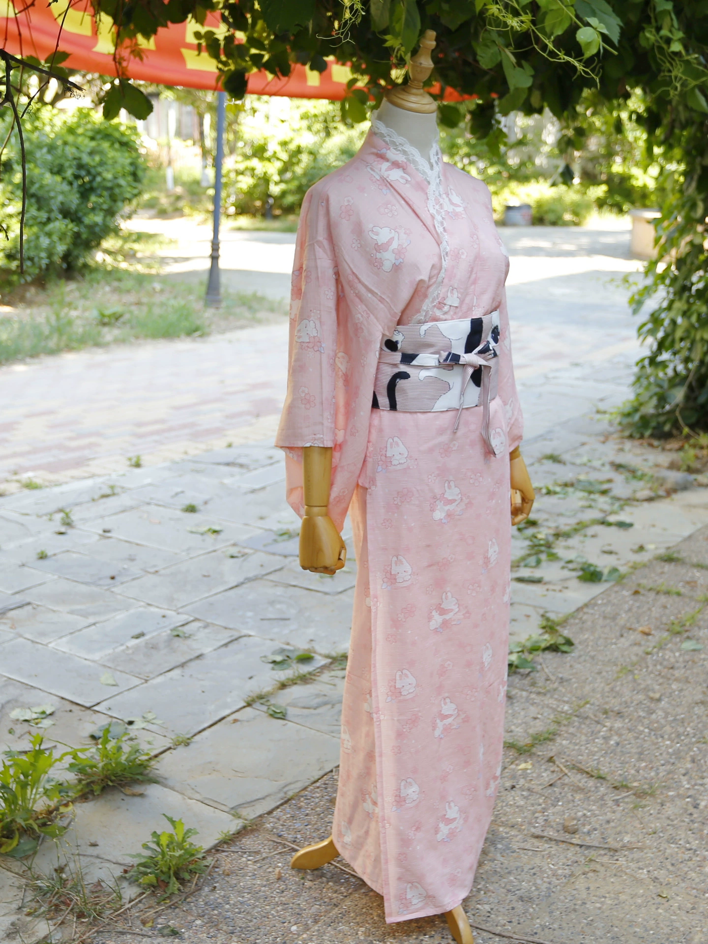 Cotton Japanese bathrobe