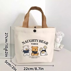 【新規の方限定 0.01 送料無料】キャンバスバッグ コンパクト 小型 万能ハンドバッグ お弁当バッグ シンプルハンドバッグ