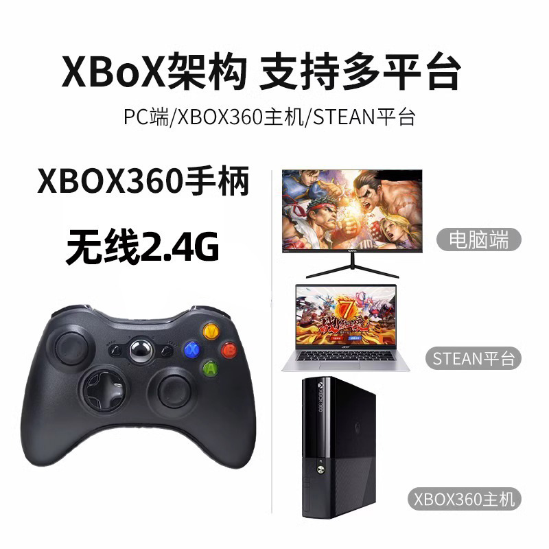 新しいXBOX 360ゲームハンドルパソコンXBOX本体androidテレビ携帯電話タブレットは通用振動です。|undefined