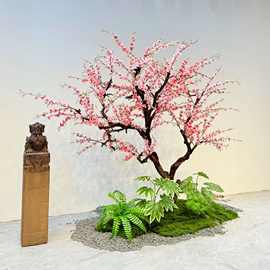 仿真桃花树假桃树大型植物樱花树仿真梅花树许愿树桃花新春装饰树