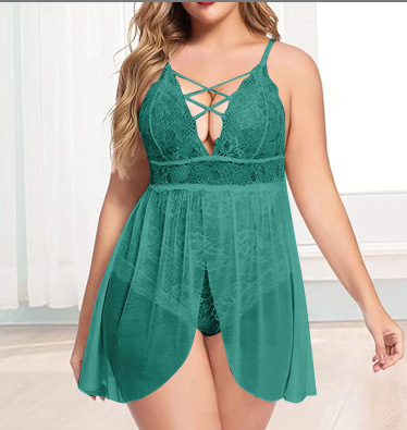 Comercio exterior de verano de tamaño grande mujer sensación de casero vestido falso dos piezas de ropa interior de perspectiva