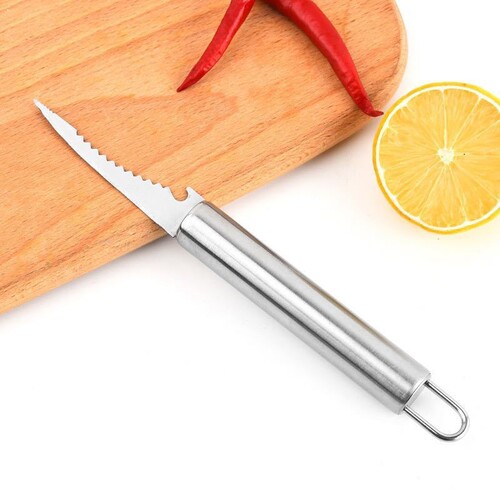 Same Stainless Steel Shrimp Line Removal Knife Household Open Shrimp Back Peel Shrimp Remove Knife Kitchen Special Shrimp Line Removal Tool 