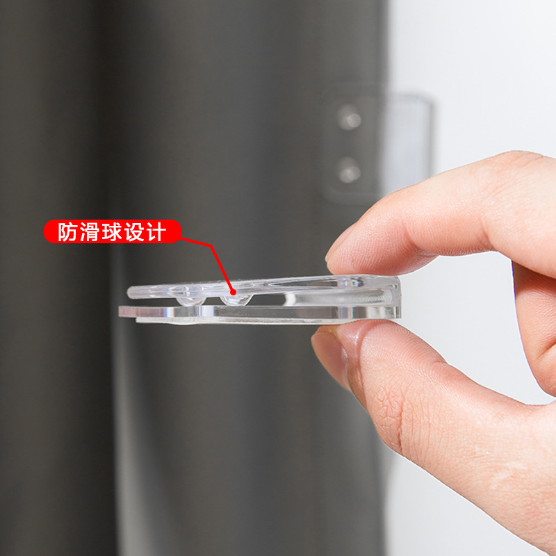 Clip de cortina de ducha de baño sin perforaciones de patente a prueba de viento a prueba de salpicaduras Cortina de ducha clip fijo Cortina de ducha Clip 2 paquete