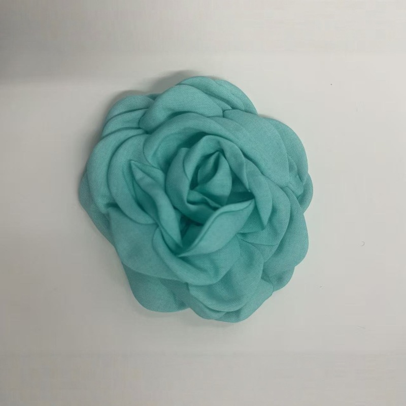 Caro同款烤边布艺花朵9cm立体烧边花朵diy发饰鞋帽胸花饰品配件|undefined